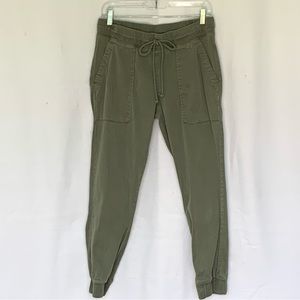 Bella Dahl casual jogger pants Sz Small gray/green